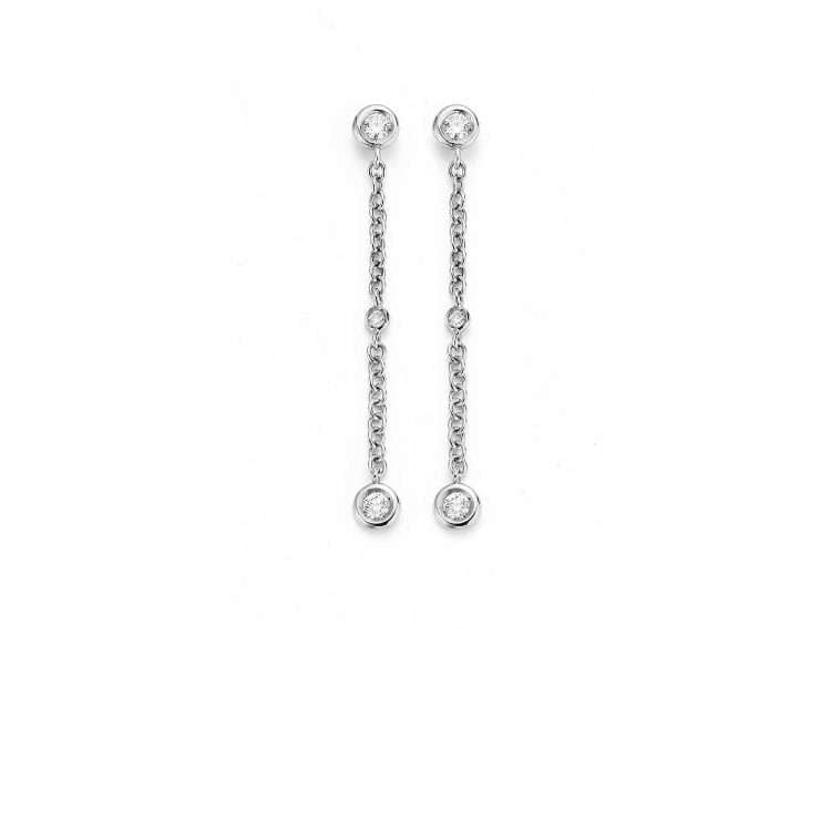 18ct Starburst Diamond Earrings