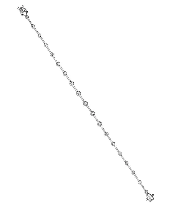 18ct White Gold Diamond Bracelet