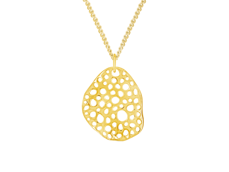 9ct Yellow Molton Gold Pendant