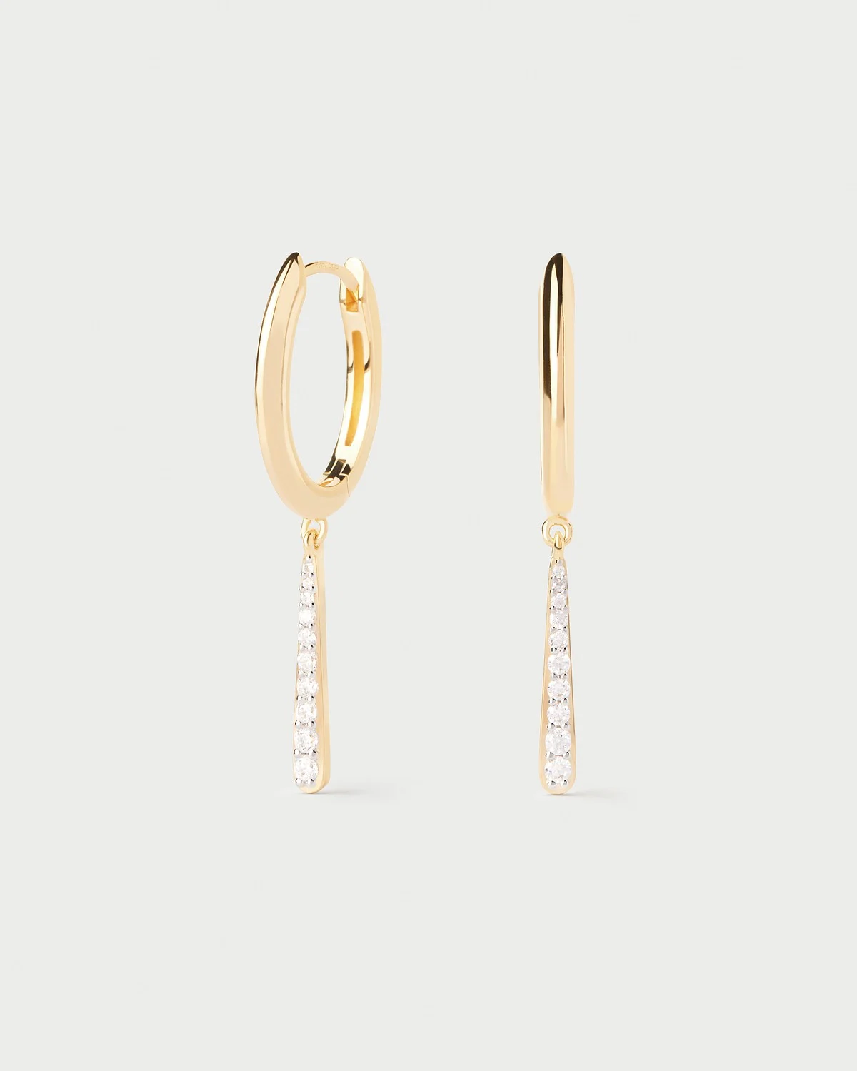 PDPaola Olga Mini Hoops, Gold Plated