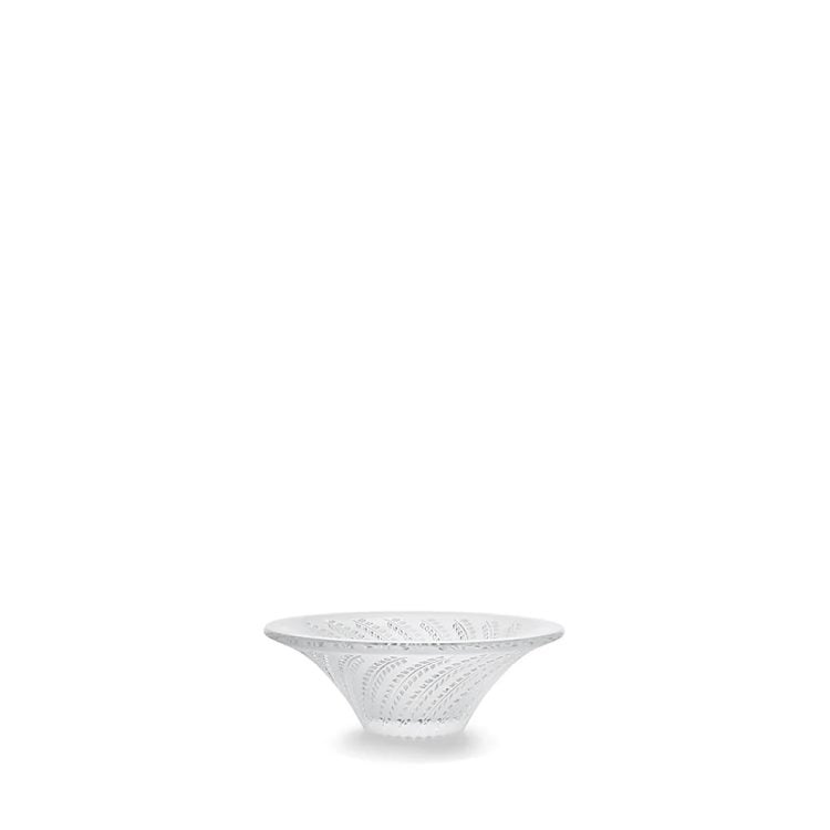 Lalique Glycines Small Bowl, Hollow Clear Crystal