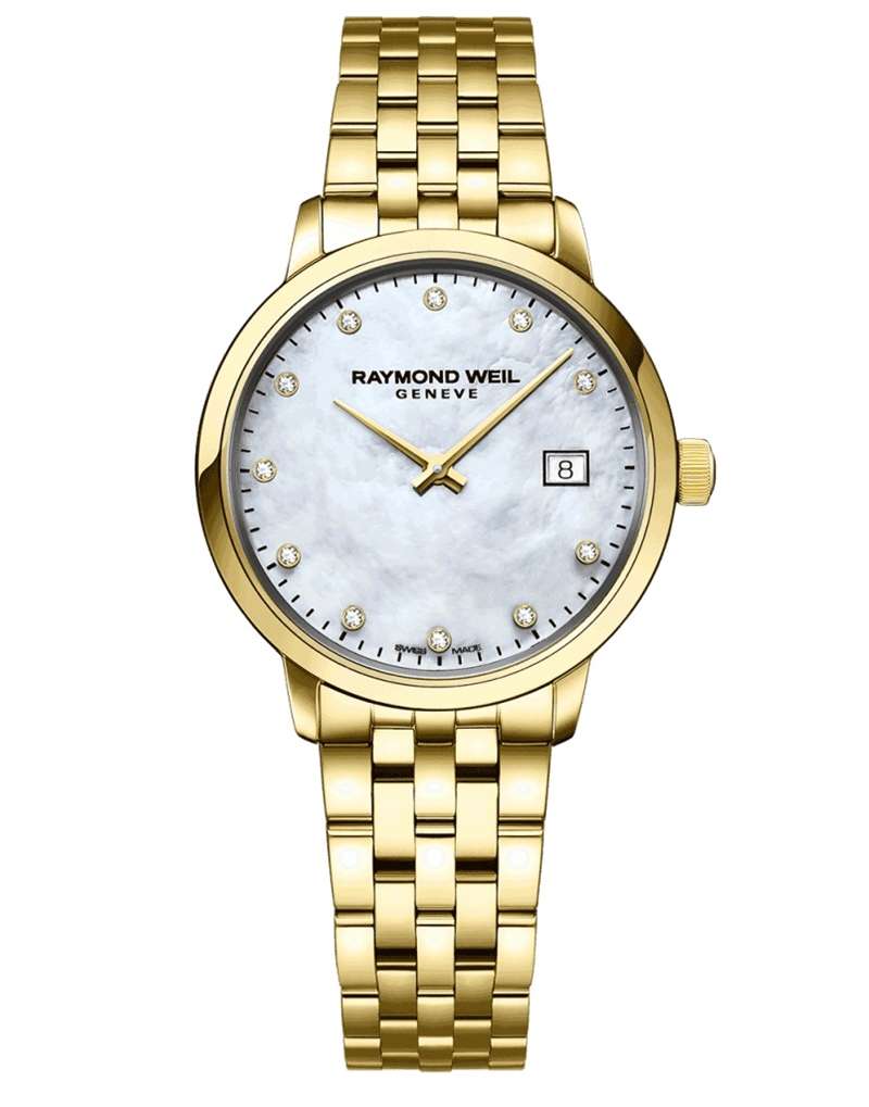 Raymond Weil Toccata Gold Diamond Steel Watch: 5985-P-97081