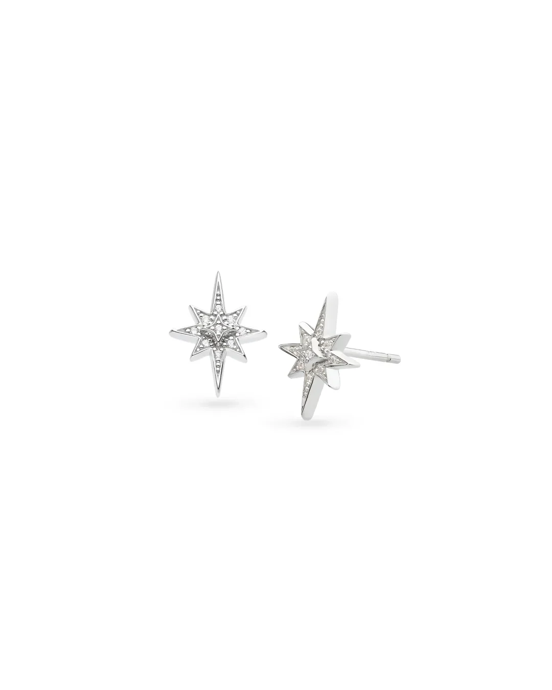 Kit Heath Céleste North Star CZ Stud Earrings