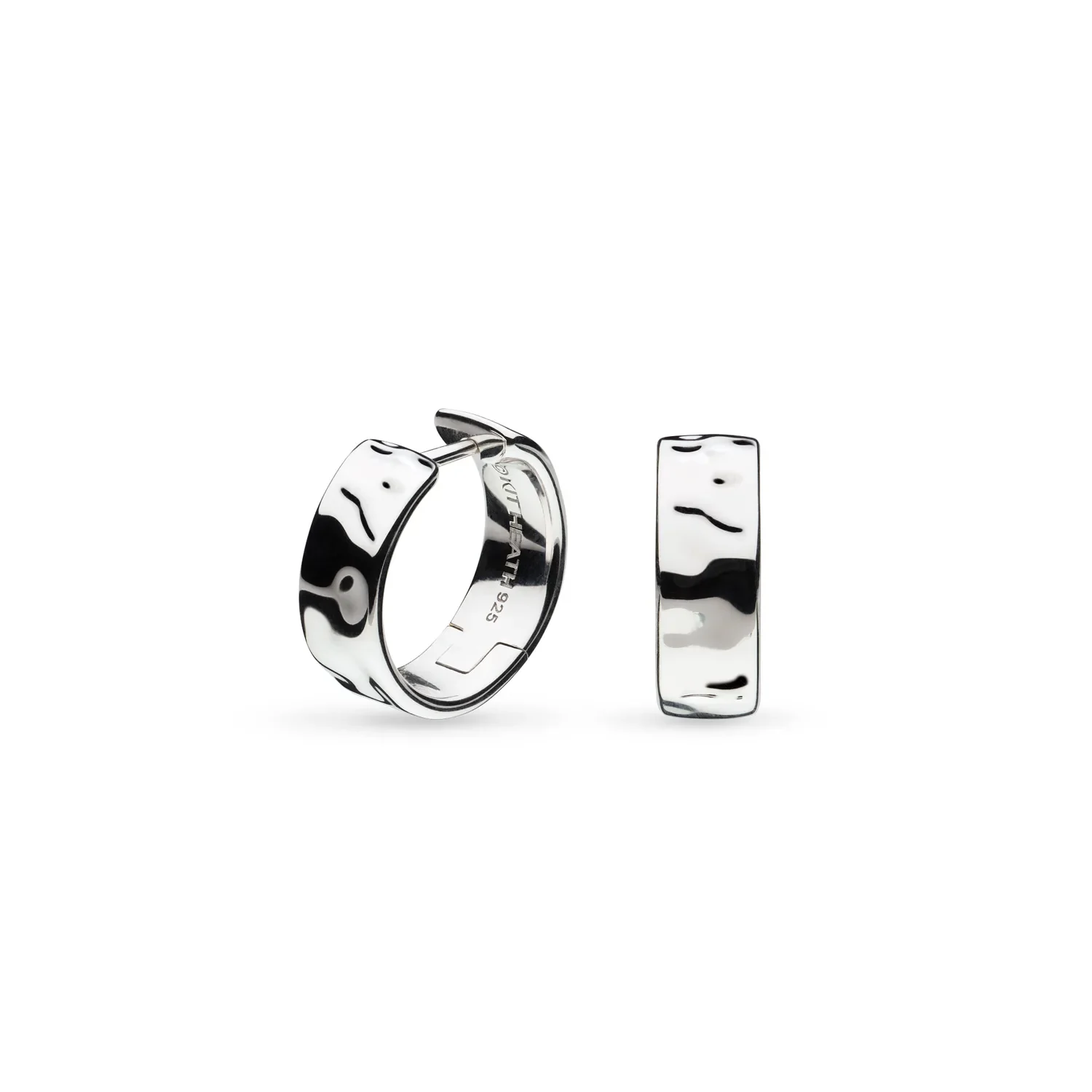 Kit Heath Mirage Reflect Wide Hinged Hoop Earrings