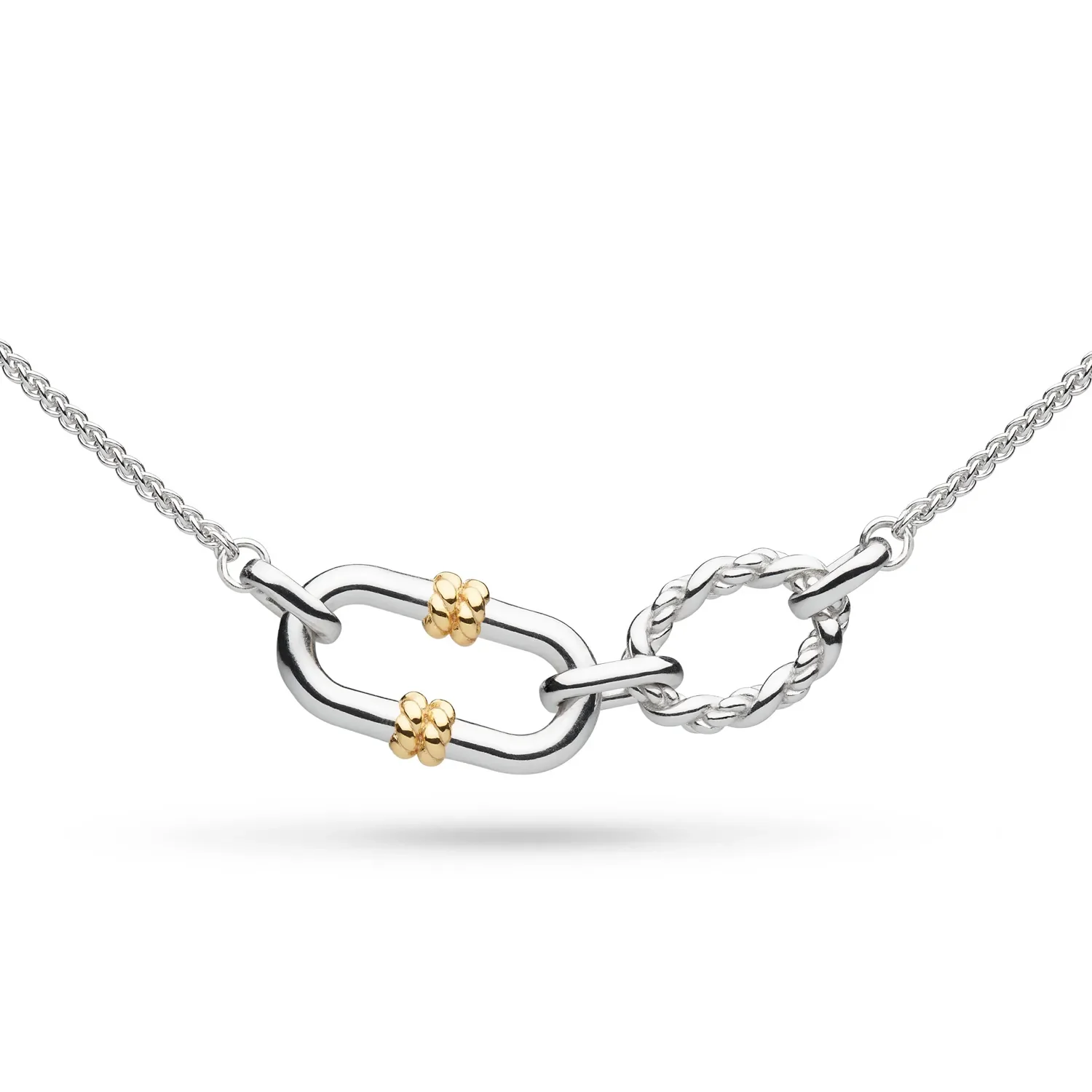 Kit Heath Marina Rope Link Duo Golden 18" Necklet