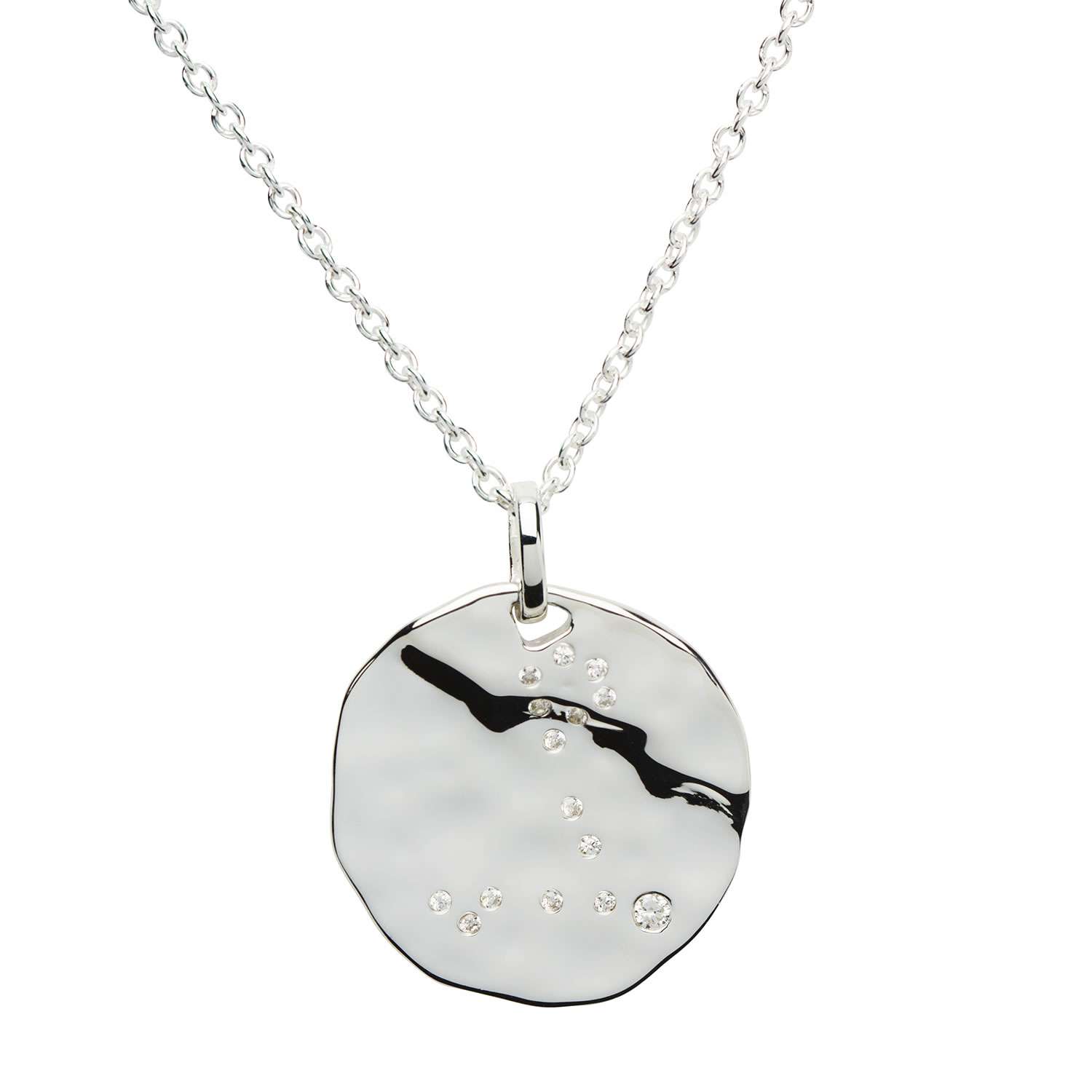 Zodiac Constellation Pendant, Pisces 