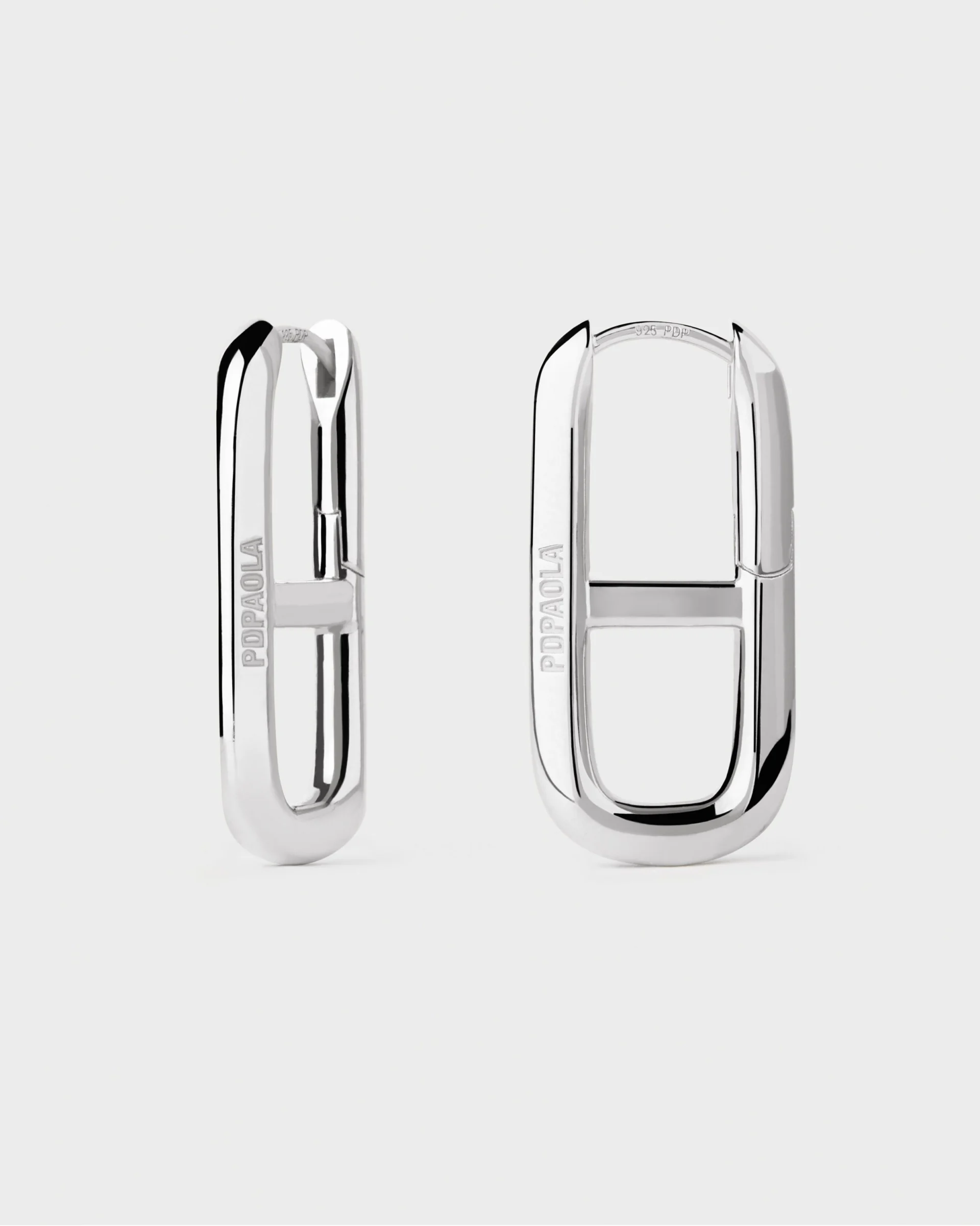 PDPaola Texas Hoops, Sterling Silver