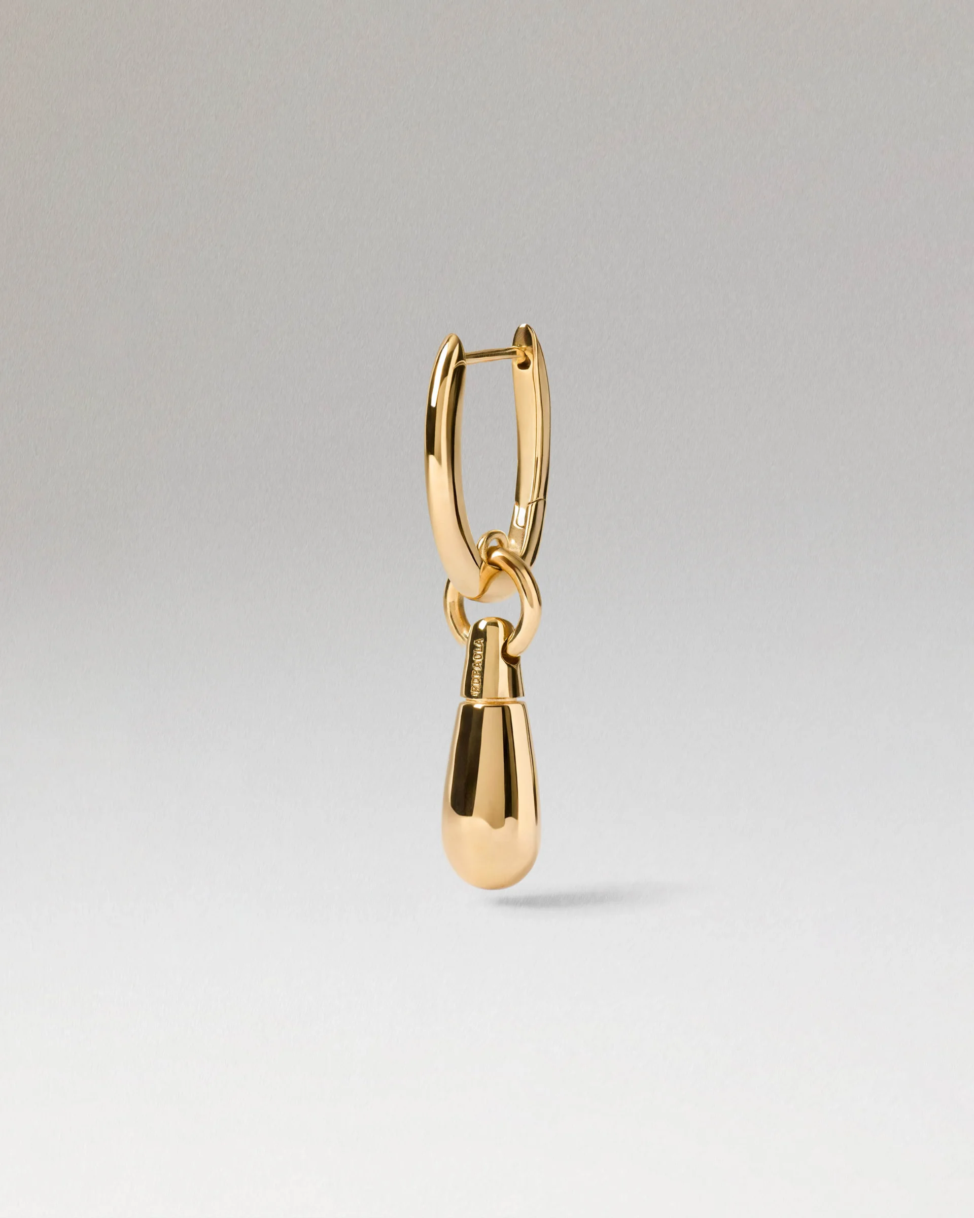 PDPaola Jupiter Single Hoop, Gold Plated