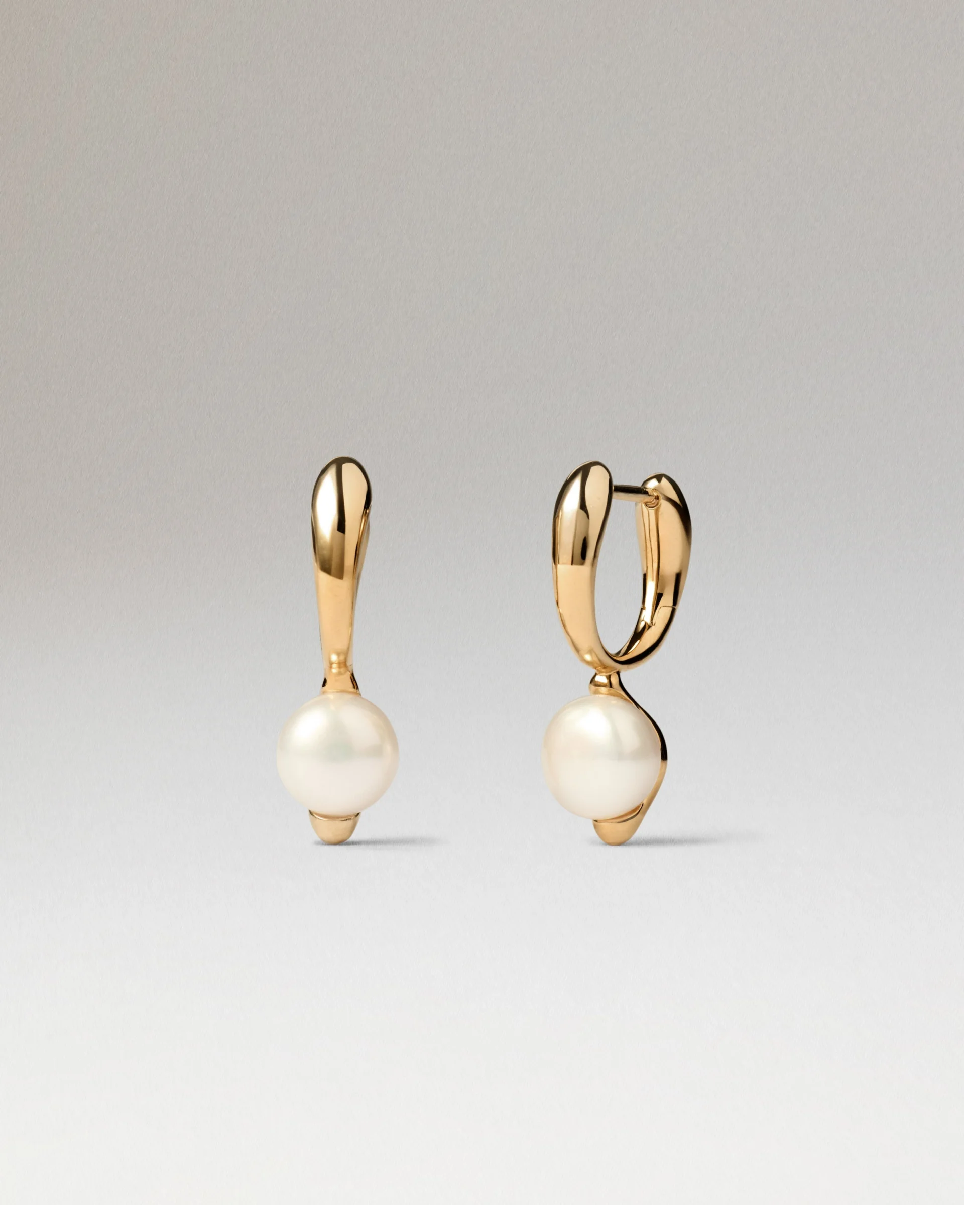 PDPaola La Perla Hoops, Gold Plated