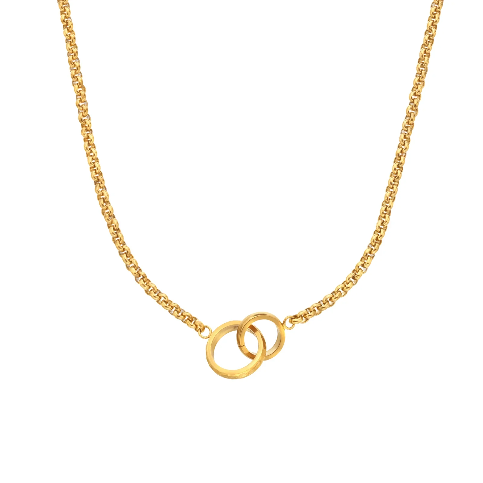 Ava & Sky Interlocking Circles Waterproof Necklace