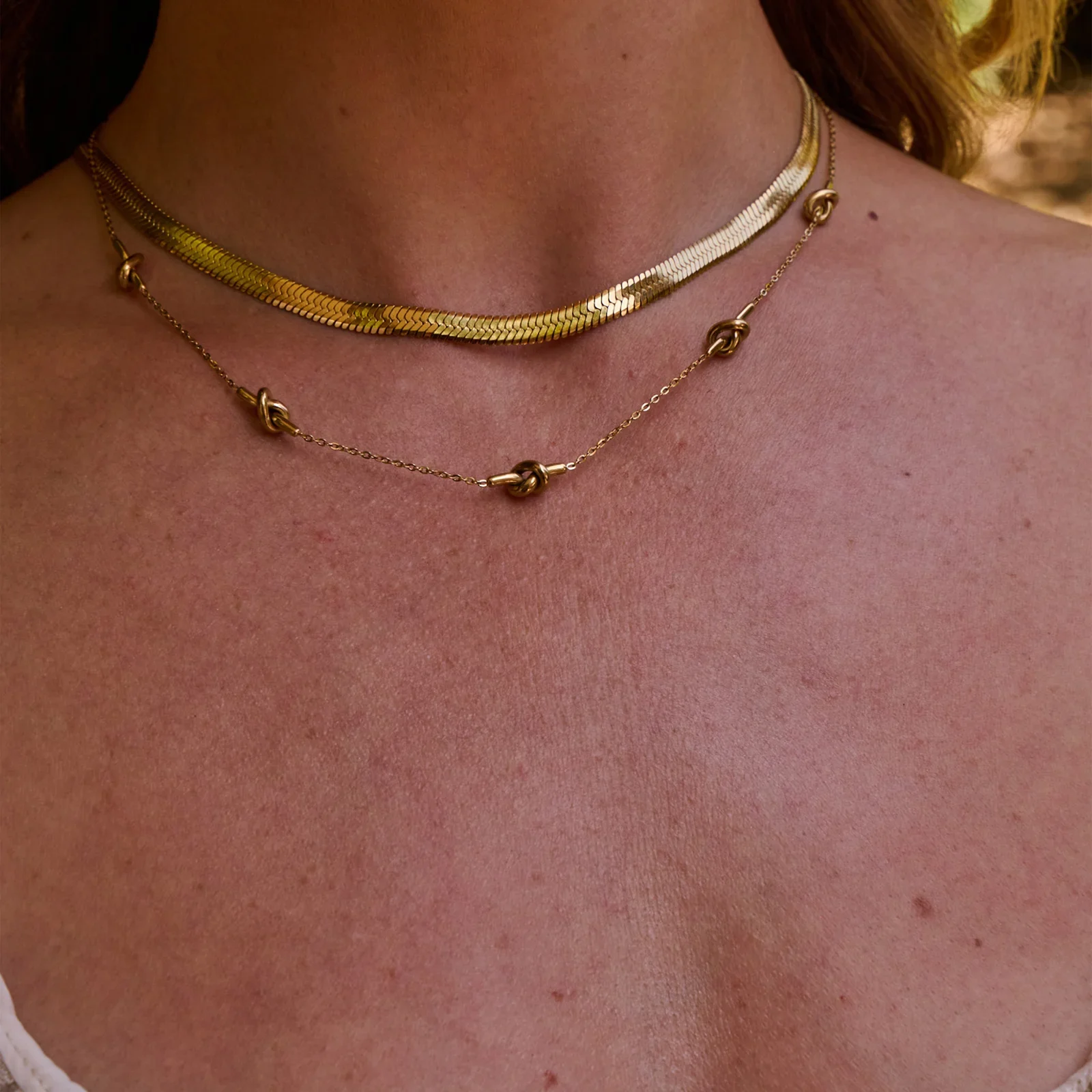 Ava & Sky Snake Waterproof Chain Necklace