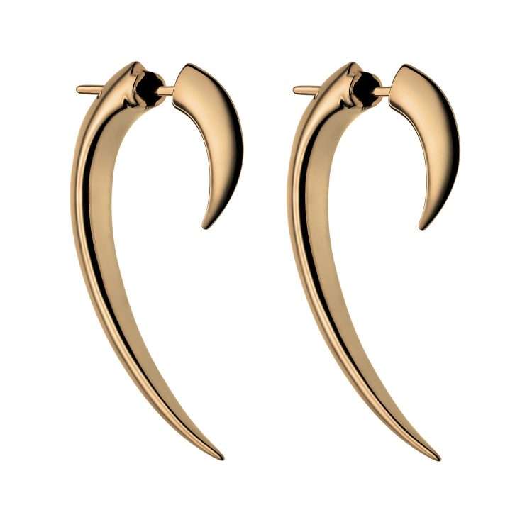 Shaun Leane Hook One Earrings, Rose Gold Vermeil