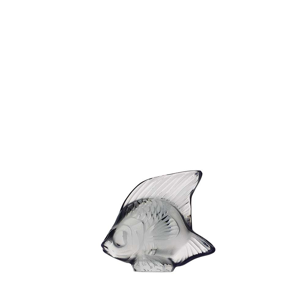 Lalique Fish Seal, Grey: 3001400
