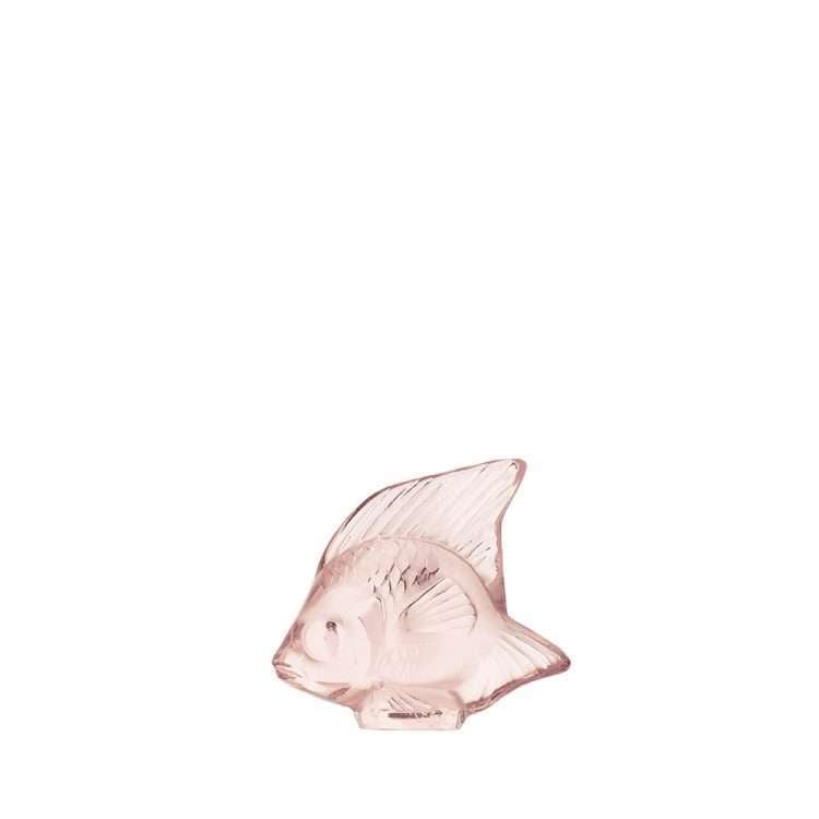 Lalique Fish Sculpture, Pink
