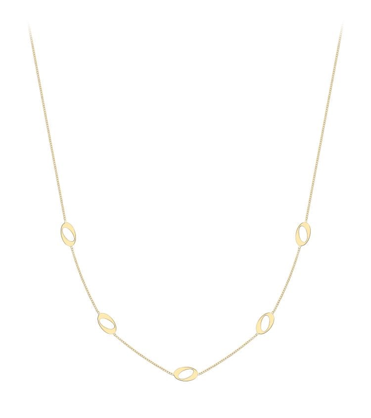 9ct Oval Link Necklace