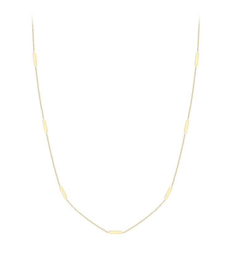 9ct Fancy Link Necklace