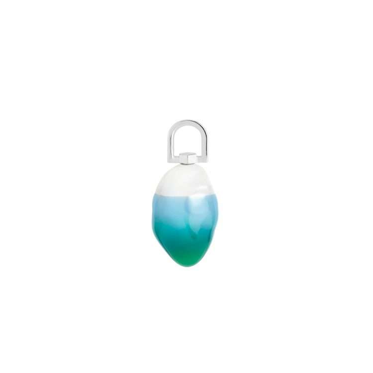 Maria Black Zohra Charm, Lagoon Blue Green, Silver