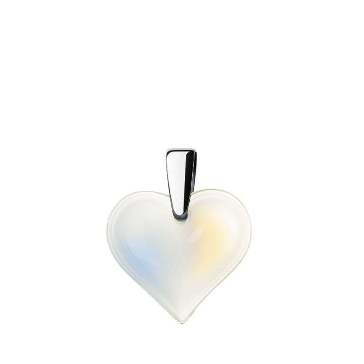 Lalique Amoureuse Beaucoup Heart Pendant, Opalescent, Small