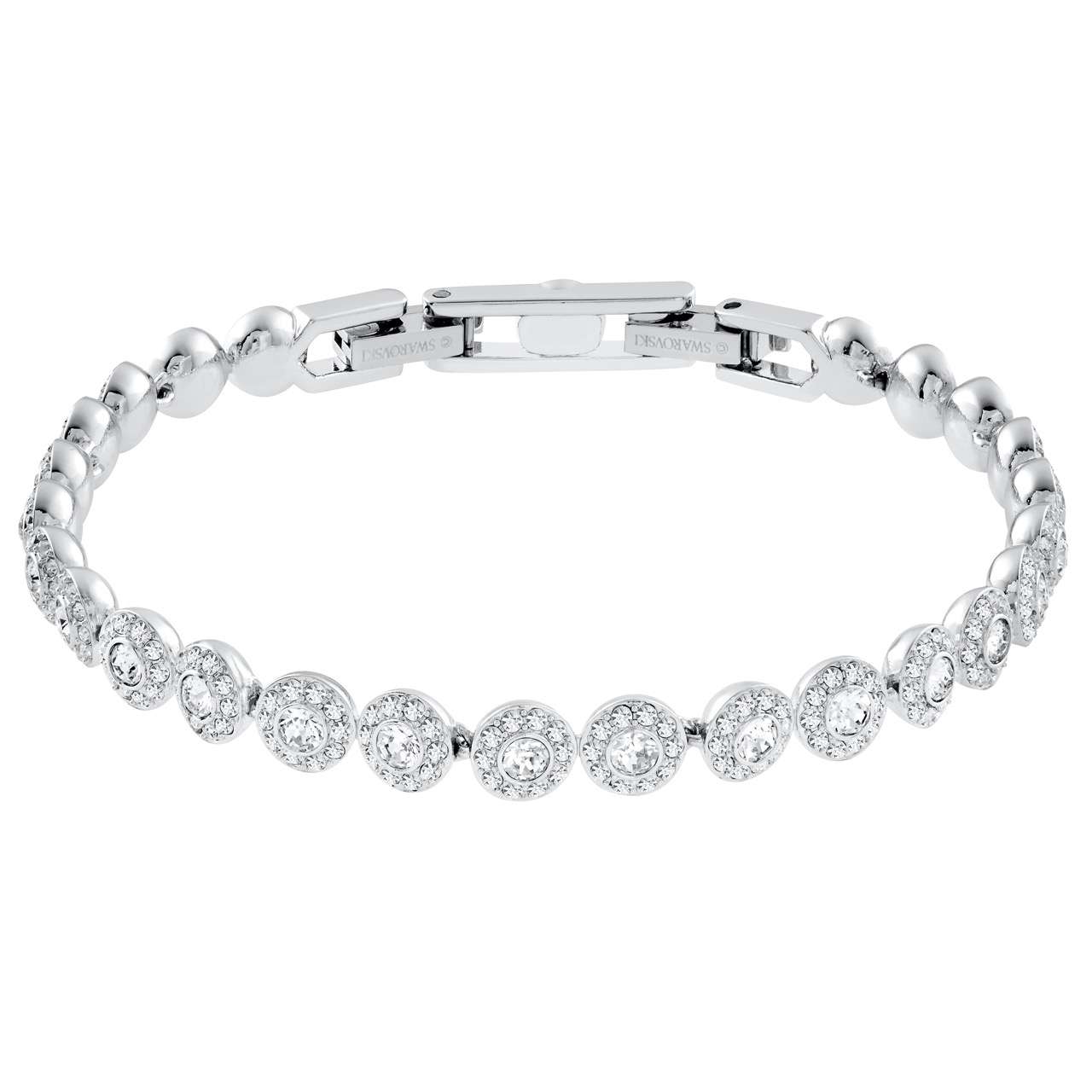 Swarovski Angelic Bracelet, White, Rhodium plated