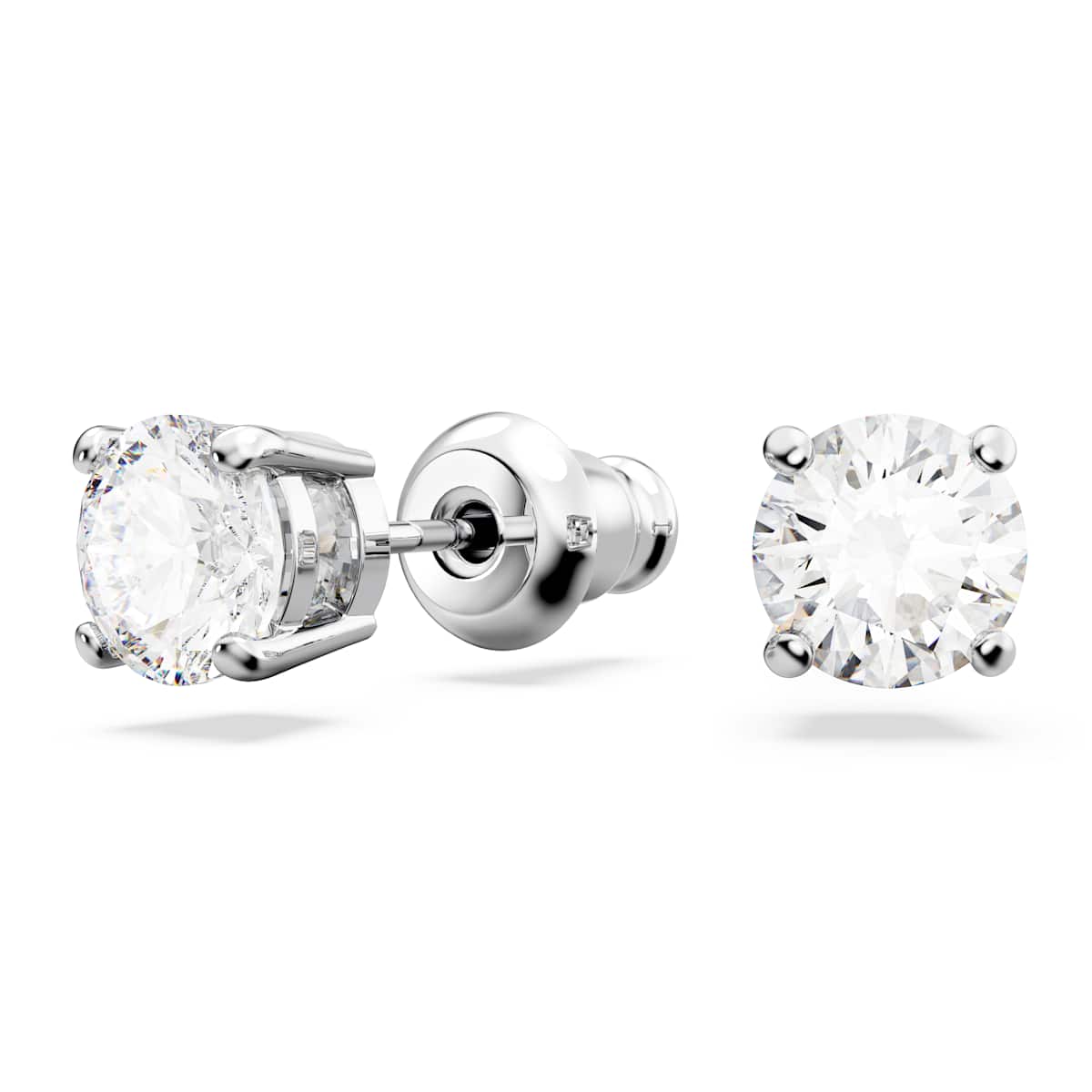 Swarovski Matrix Tennis set, Round cut, White, Rhodium plated : 5647730
