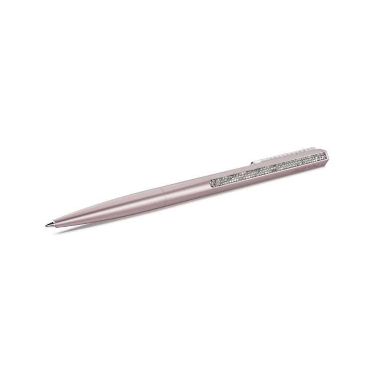 Swarovski Crystal Shimmer ballpoint pen, Pink lacquered, chrome plated