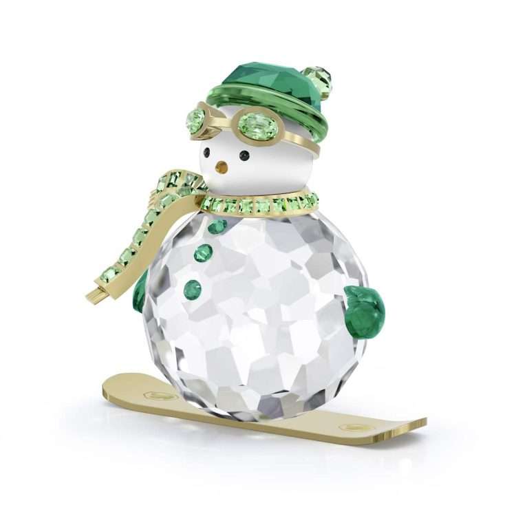 Swarovski Holiday Cheers Dulcis Snowman, Green