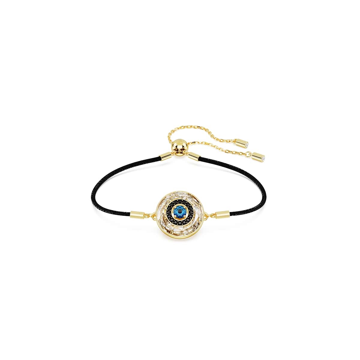 Swarovski Symbolica bracelet, Evil eye, Multicoloured, Gold-tone plated
