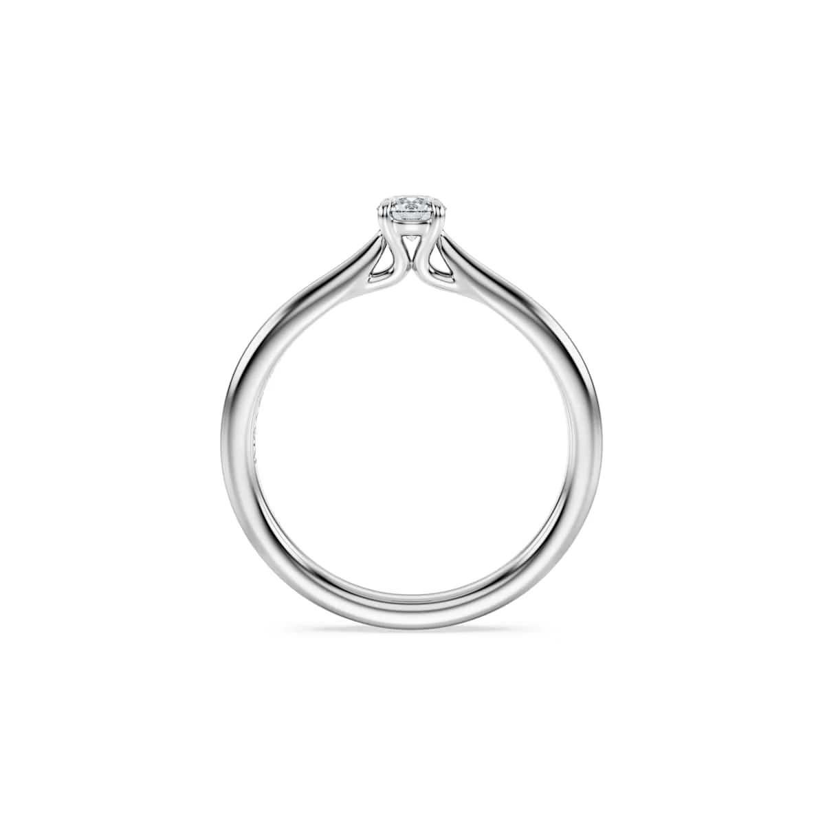 Swarovski Eternity solitaire ring Lab-grown diamonds 0.25 ct tw, Round shape, Sterling silver