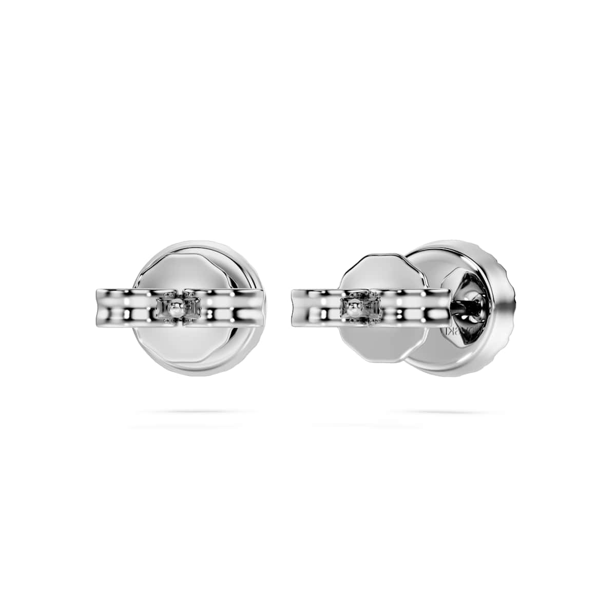 Swarovski Eternity Halo Stud Earrings Lab-Grown diamonds 0.45ct, Sterling Silver