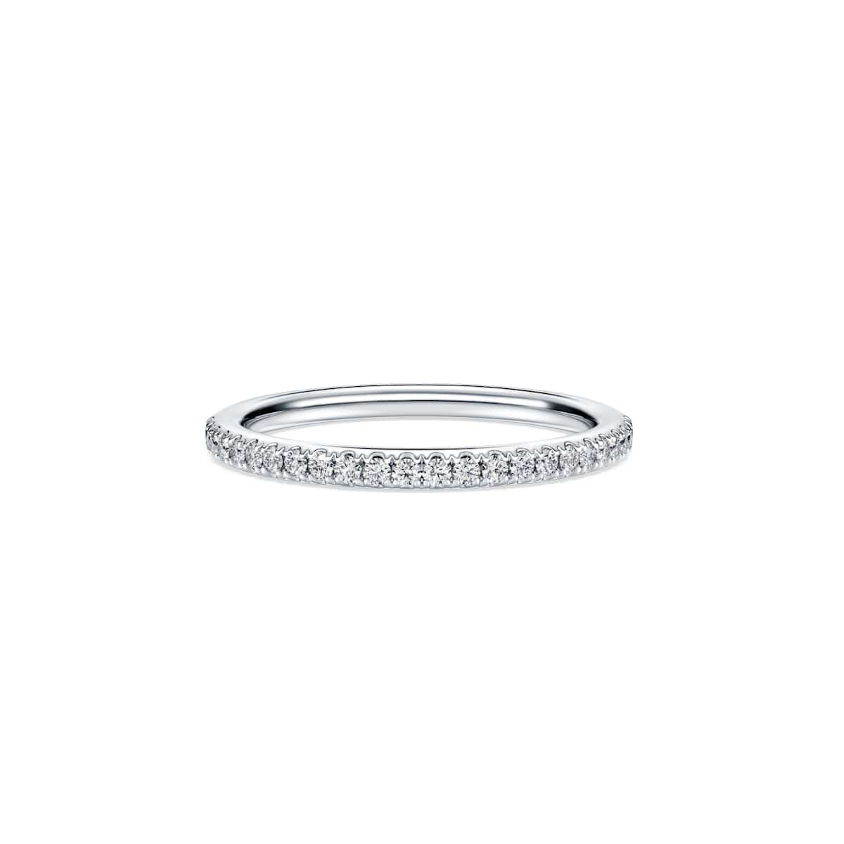 Swarovski Eternity band ring, Lab-grown diamonds 0.2 ct tw, Round shape, 18ct white gold : 5697724