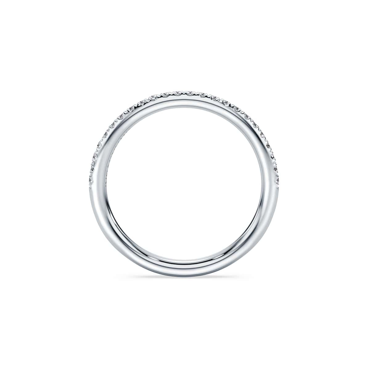 Swarovski Eternity band ring, Lab-grown diamonds 0.2 ct tw, Round shape, 18ct white gold