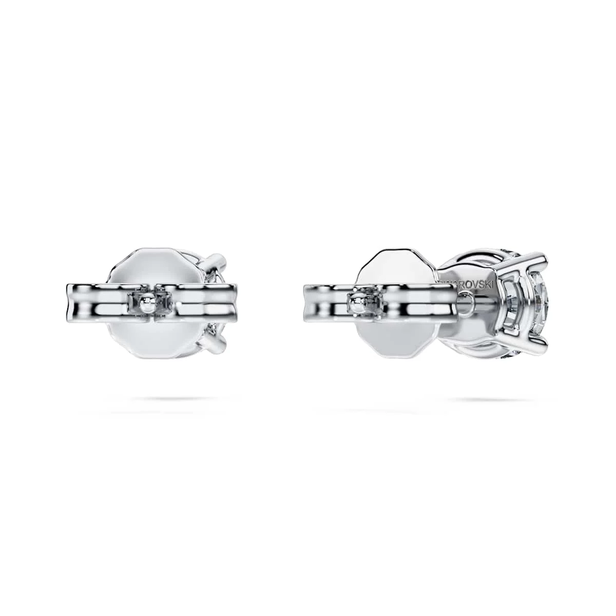 Swarovski Eternity solitaire stud earrings Lab-grown diamonds 1ct tw, Round shape