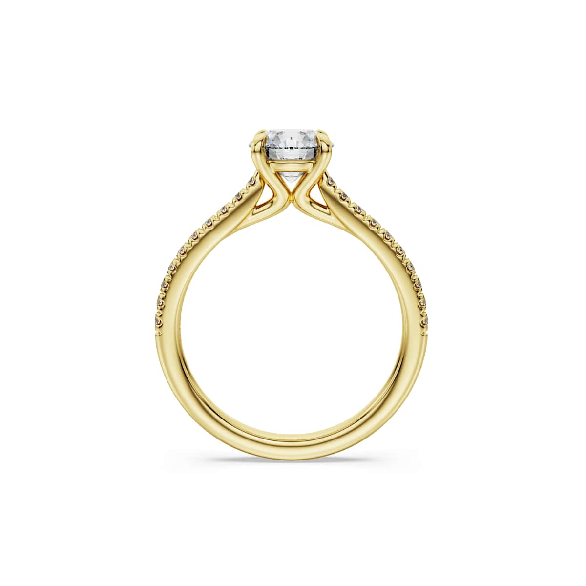 Swarovski Eternity Solitaire Ring Lab-Grown Diamond 1.2 ct tw, 18ct yellow gold