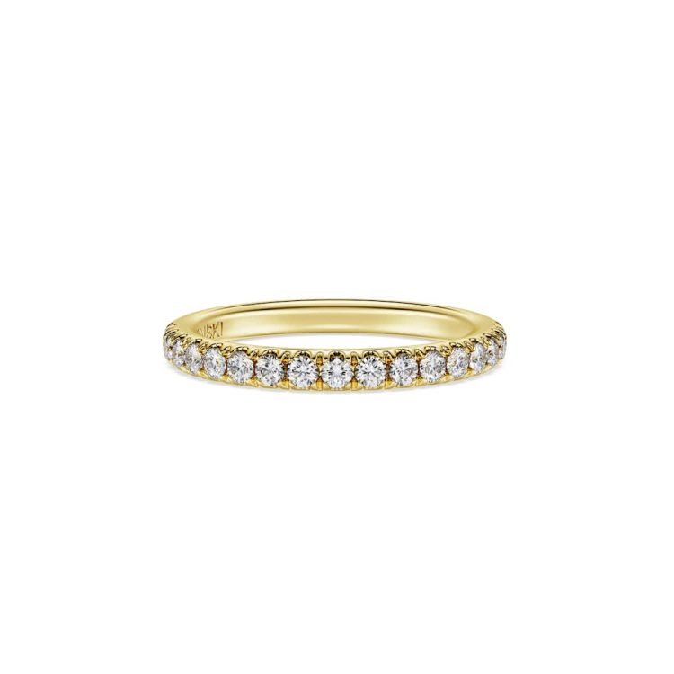 Swarovski Eternity band ring Lab-grown diamonds 0.4 ct tw,18K yellow gold