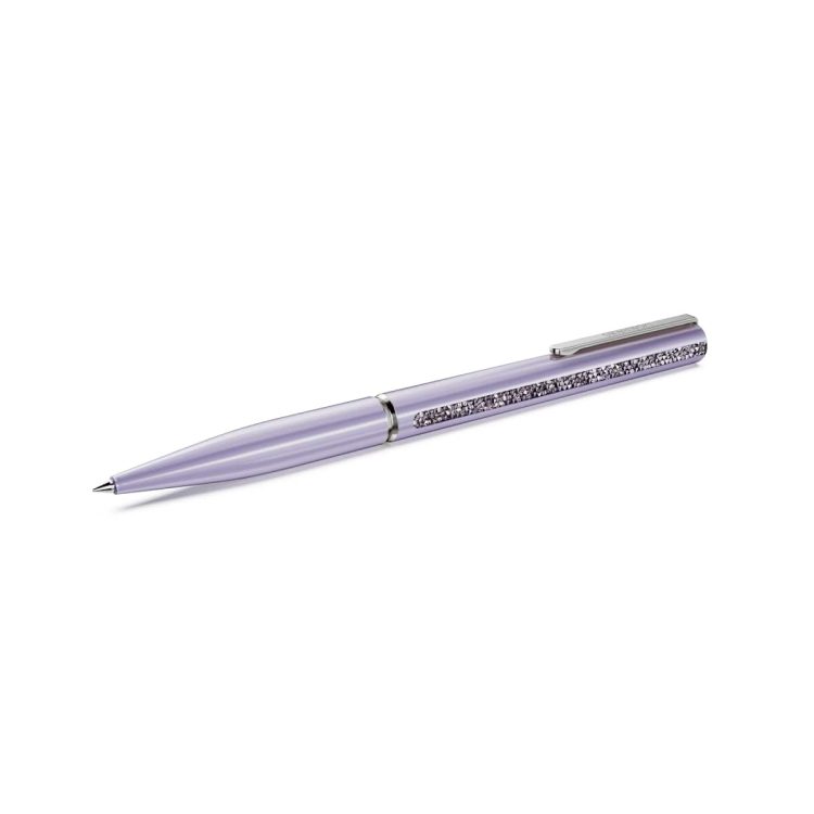 Swarovski Crystal Shimmer Glide ballpoint pen, Purple, Purple lacquered, chrome plated