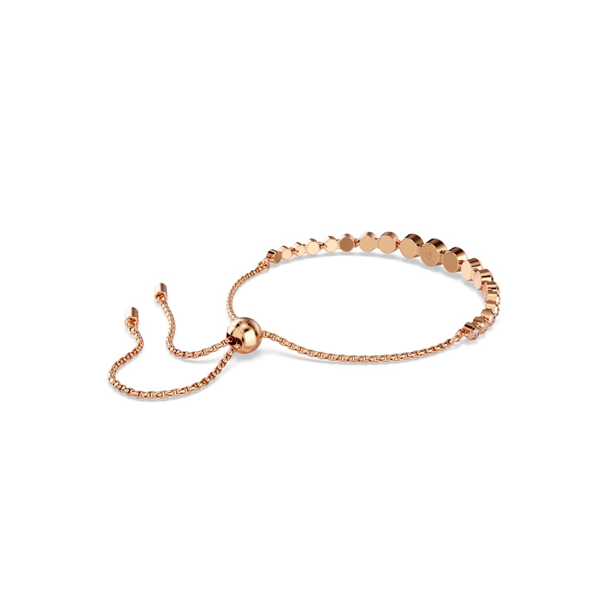 Swarovski Imber Tennis bracelet, Mixed round cuts, Pink, Rose gold-tone plated : 5718204