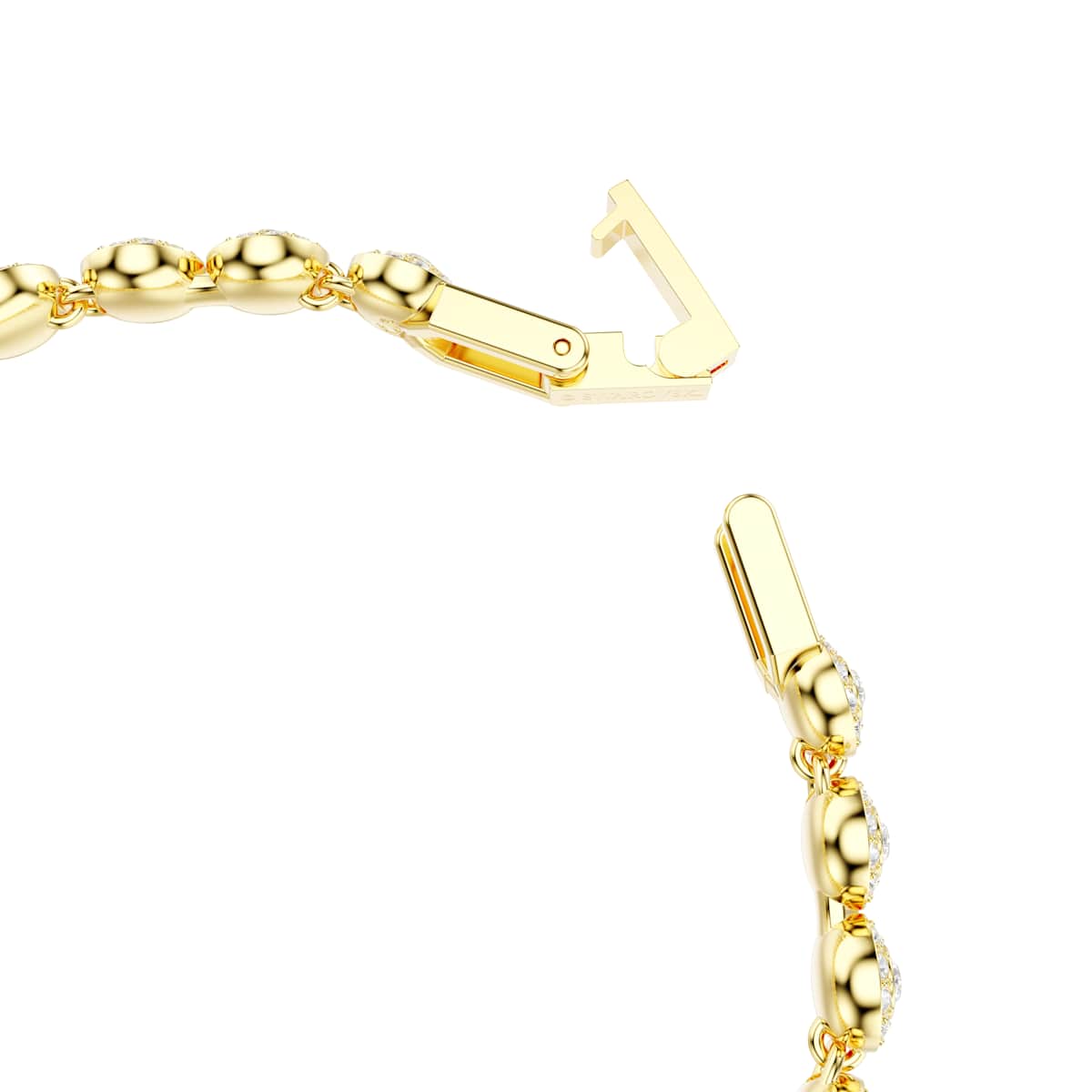 Swarovski Una Angelic set, Round cut, White, Gold-tone plated : 5720506