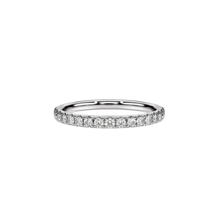 Swarovski Eternity band ring, Lab-grown diamonds 0.4 ct tw, Round shape, Sterling silver