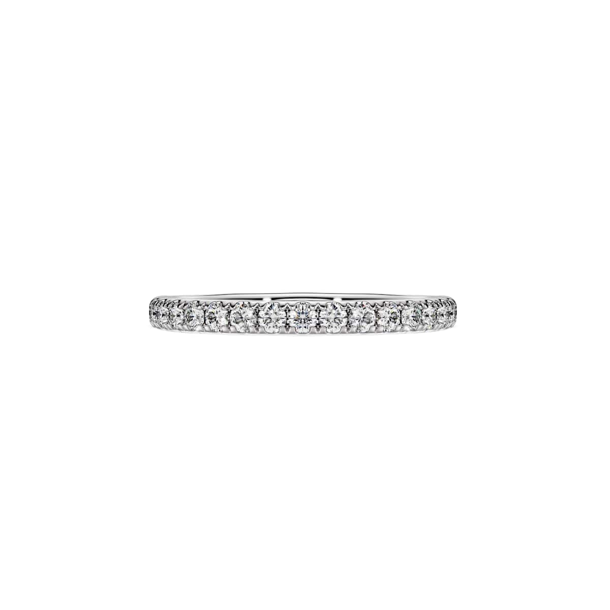 Swarovski Eternity band ring, Lab-grown diamonds 0.4 ct tw, Round shape, Sterling silver