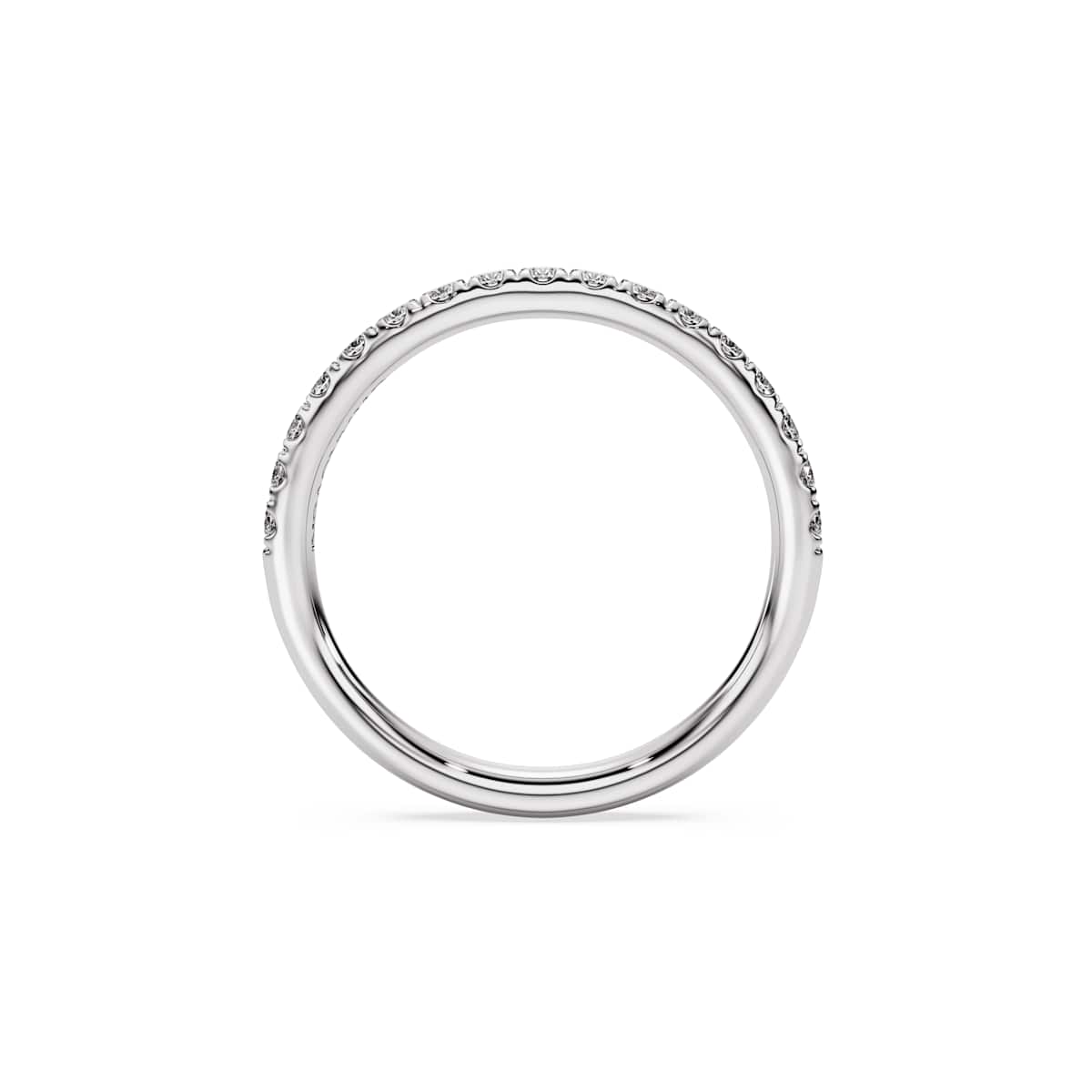 Swarovski Eternity band ring, Lab-grown diamonds 0.4 ct tw, Round shape, Sterling silver