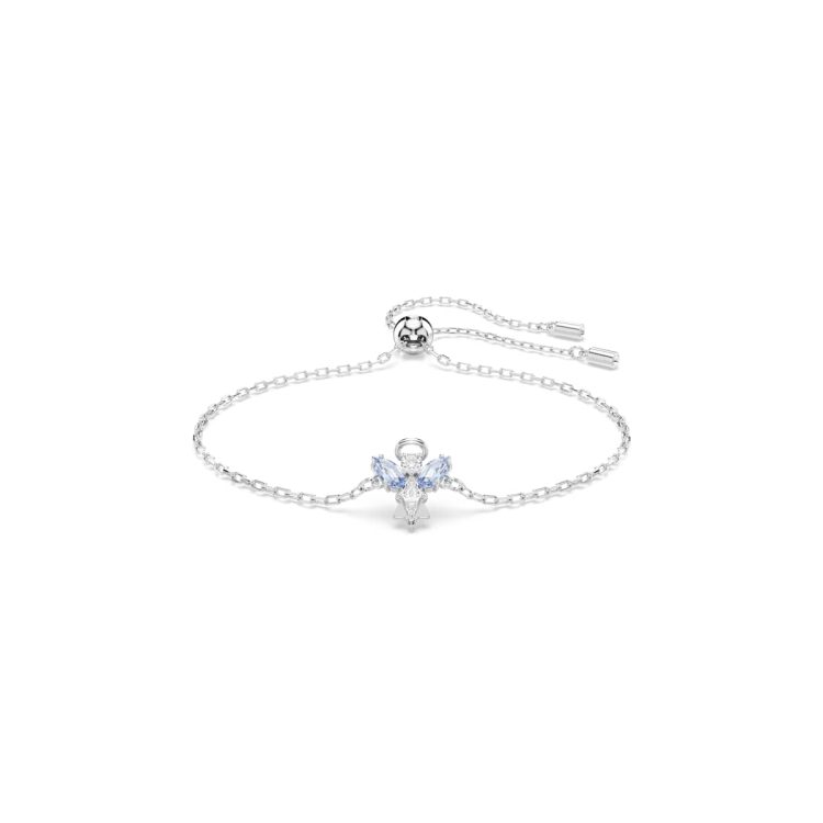 Swarovski Magic bracelet, Angel, Blue, Rhodium plated