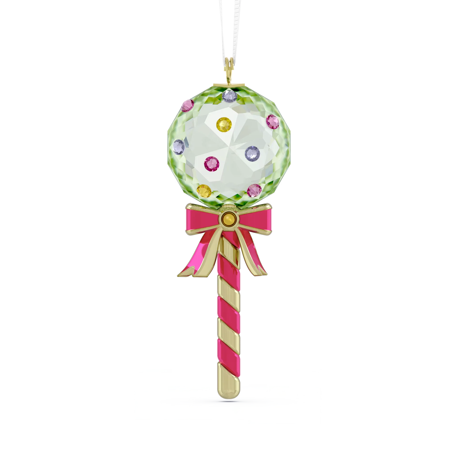 Swarovski Holiday Cheers Dulcis Lollipop Ornament Green