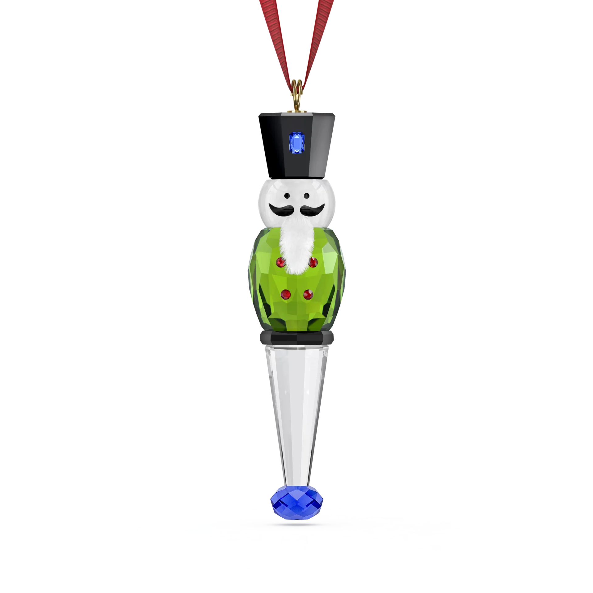 Swarovski Holiday Cheers Nutcracker Ornament Green
