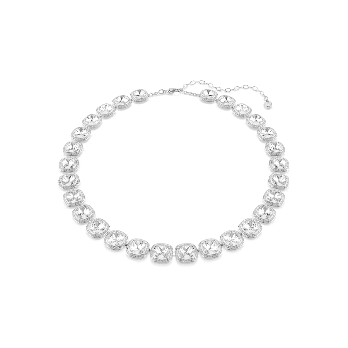 Swarovski Una Angelic necklace Cushion cut White Rhodium plated