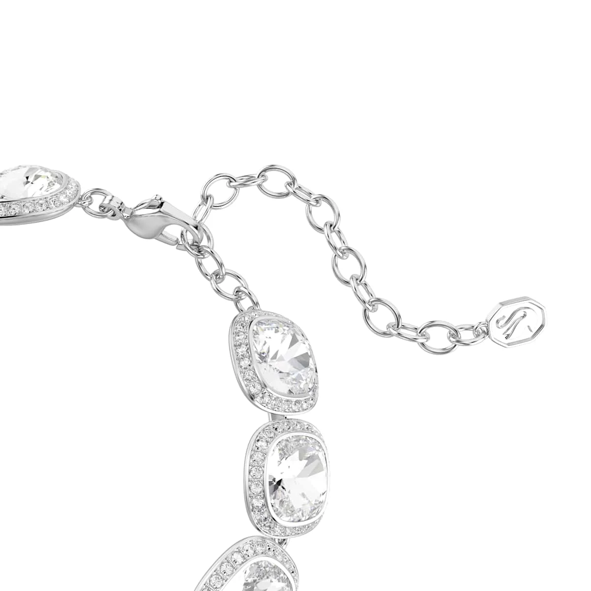 Swarovski Una Angelic bracelet Cushion cut White Rhodium plated