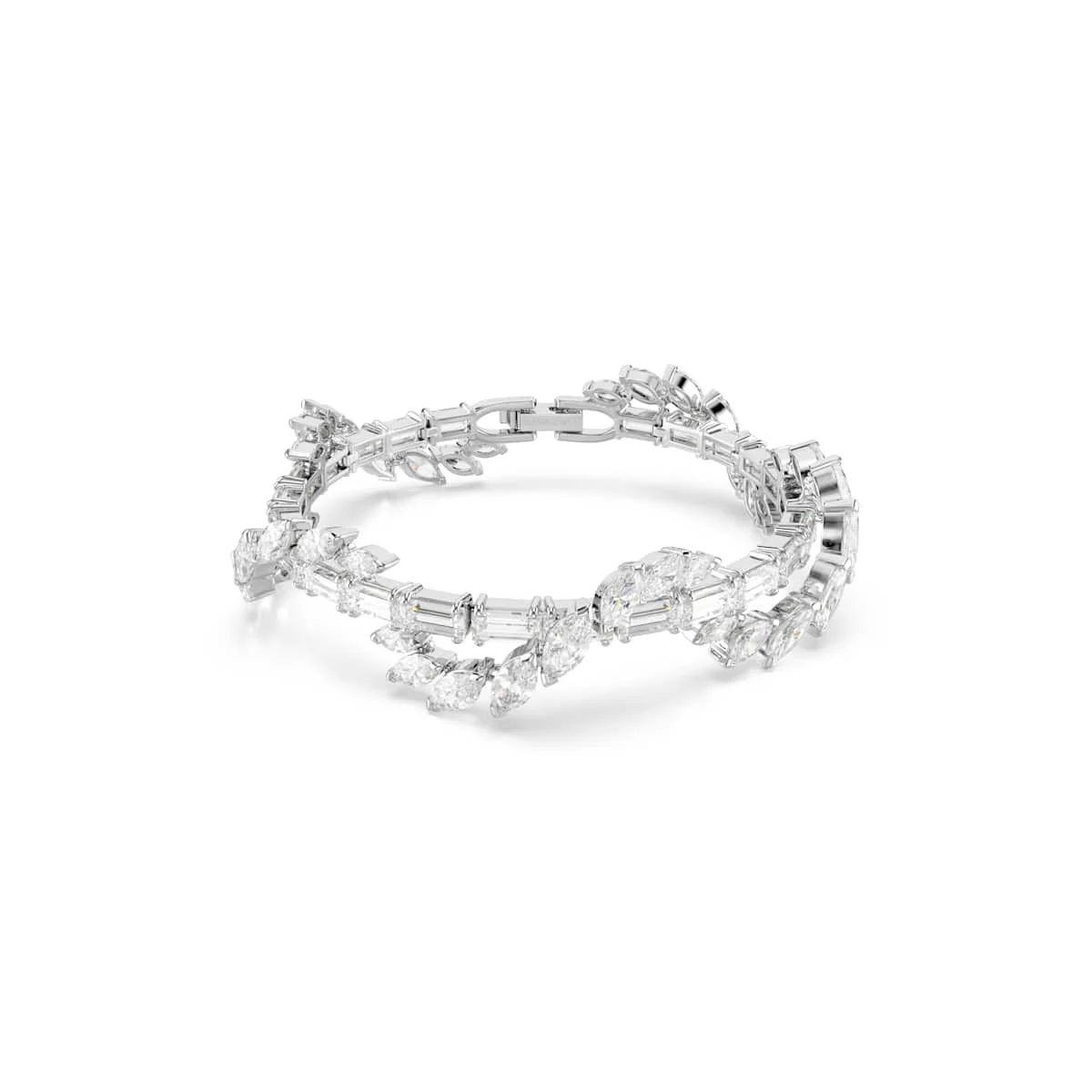 Swarovski Mesmera bracelet Mixed cuts White Rhodium plated