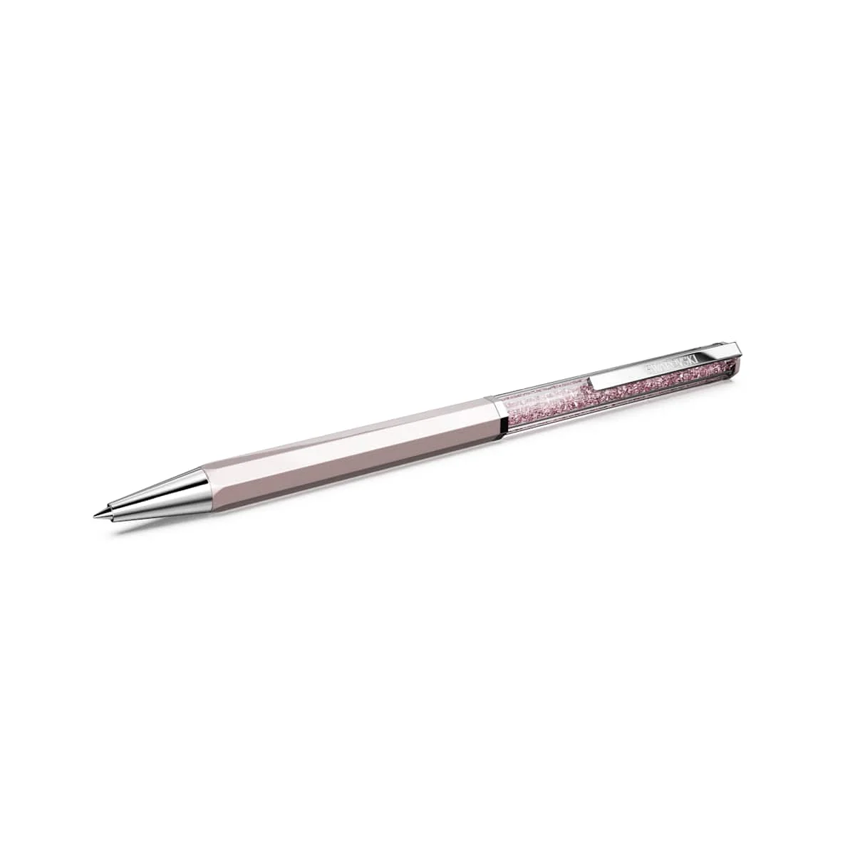 Swarovski Crystalline ballpoint pen Pink lacquered chrome plated