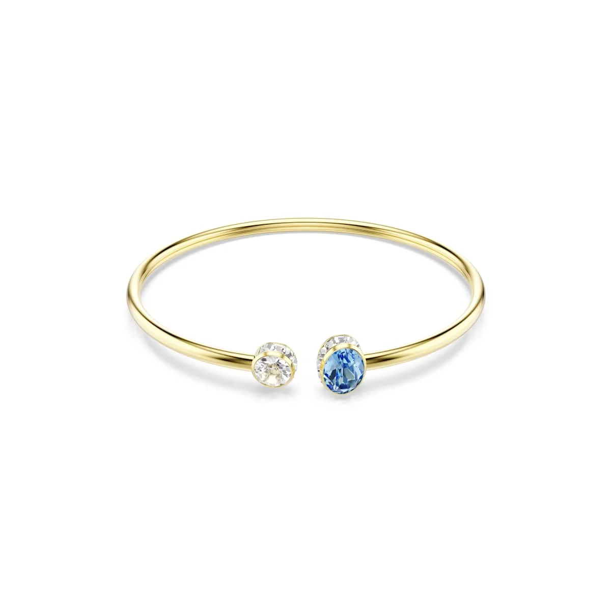Swarovski Chroma bangle Mixed cuts Multicoloured 18ct gold finish