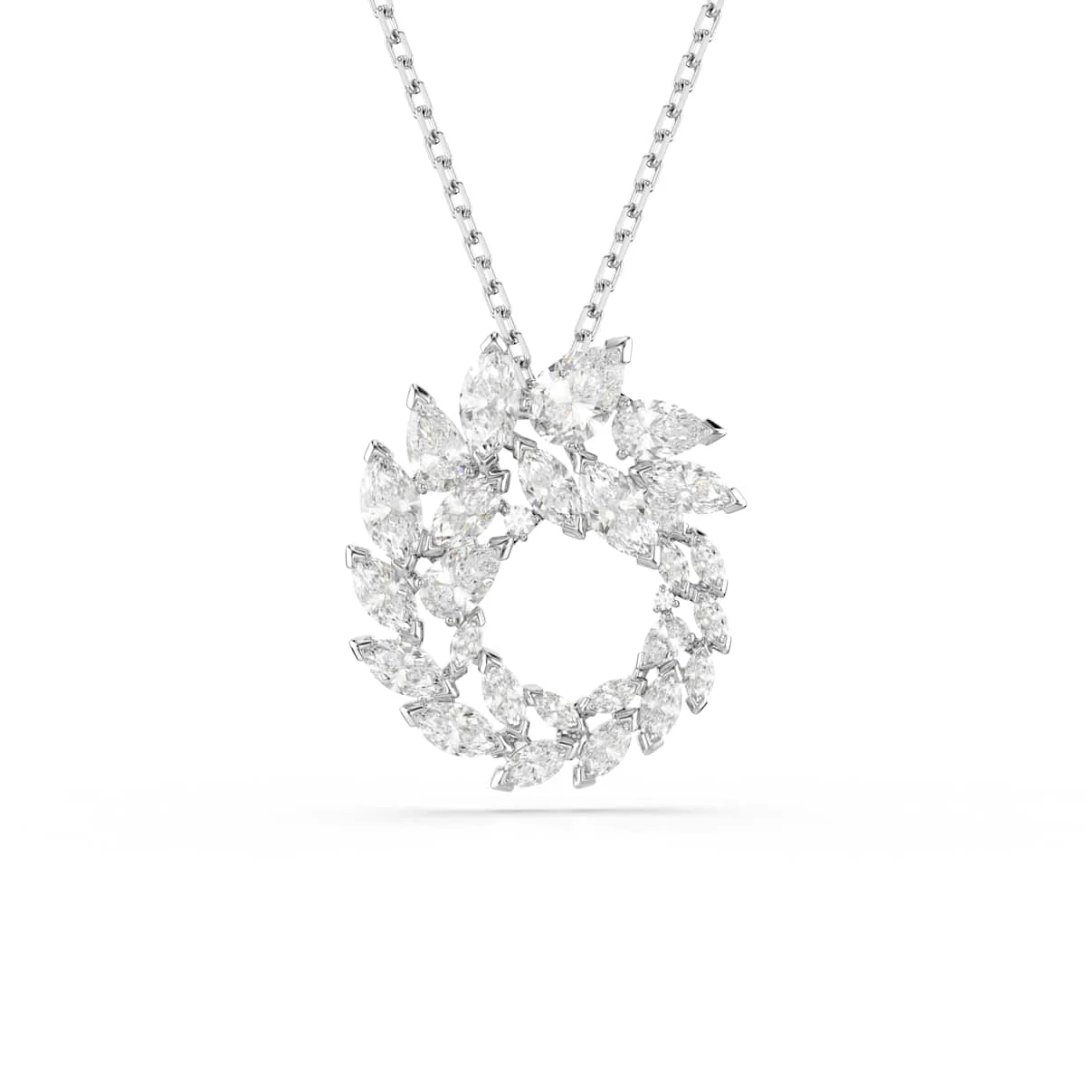 Swarovski Mesmera pendant Marquise cut White Rhodium plated
