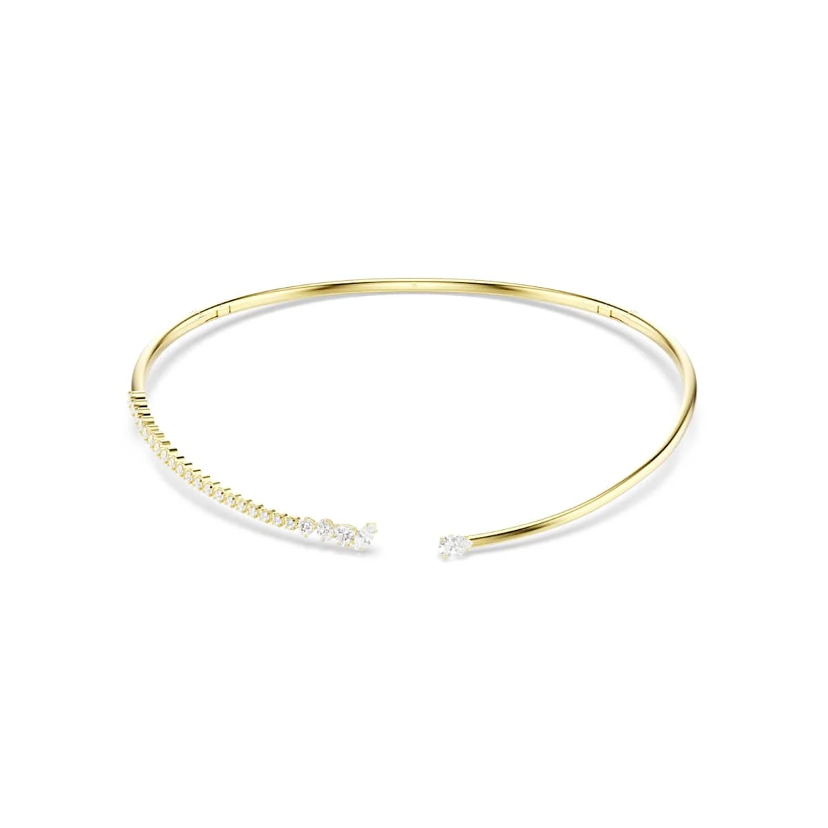 Swarovski Mesmera choker Mixed cuts White 18ct gold finish